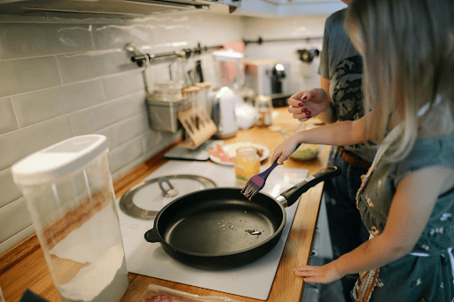 Girl cooking 